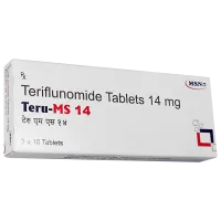 Фото Терифлуномид (Абаджио аналог) 14мг таблетки Teru MS №30