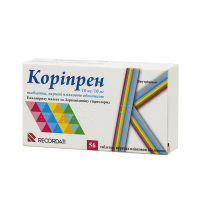 

Корипрен 10 мг/10 мг таблетки N56