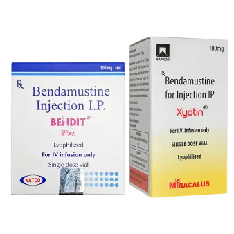Бендамустин импорт (Bendit, Xyotin) :: Розустин аналог лиофилизат 100мг №1