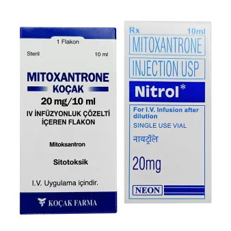 Митоксантрон Коцак :: Нитрол Nitrol (аналог Онкотрон) 20мг/10мл №1