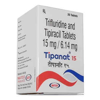 Трифлуридин типирацил 15мг/ 6.14мг :: Лонсурф полный аналог :: Tipanat табл. №20