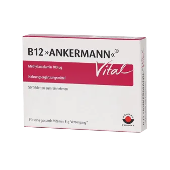 Витамин В12 Ankermann Vital (Метилкобаламин) табл. 100мкг 50шт