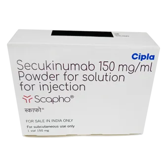 Секукинумаб Козэнтикс аналог :: Secukinumab Scapho 150мг лиофилизат д/р-ра для п/к введ №1