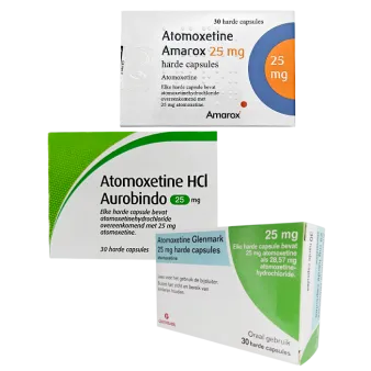 Атомоксетин 25 мг Европа :: Аналог Когниттера :: Glenmark / Aurobindo /Amarox капсулы №30
