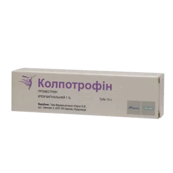 Колпотрофин вагинальный крем Проместрин 1% 15г
