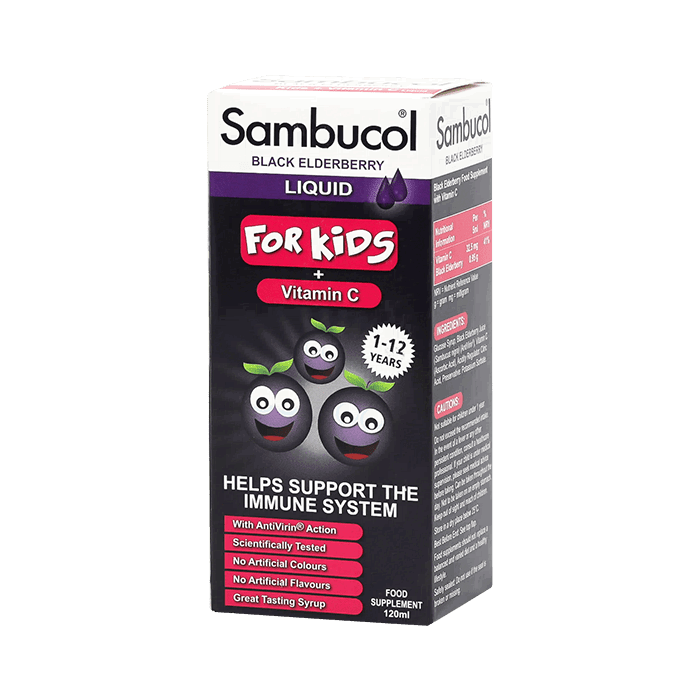 Самбукол сироп 120 мл(черная бузина для детей)