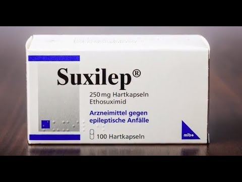 Видео о препарате Суксилеп (аналог Этосуксимид) капсулы по 250мг №200